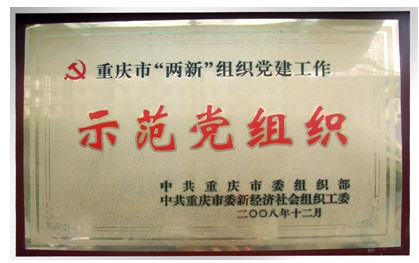 中共重慶市(shì)委組織部示範黨組織